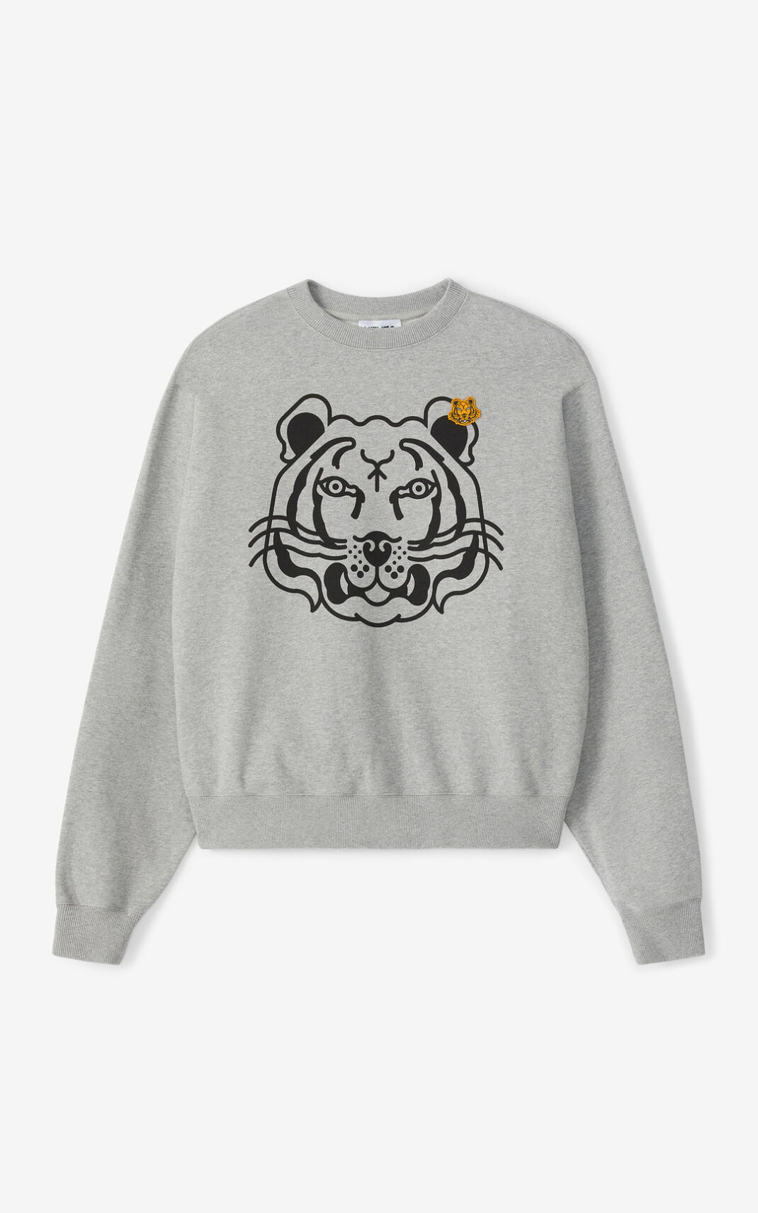 Kenzo K Tiger Sudadera Hombre Gris | 6219357-UZ